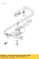 4436514A00, Suzuki, espaçador, coc de combustível suzuki gsf 400 1991 1992 1993, Novo