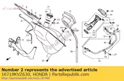 Aqui você pode pedir o nenhuma descrição disponível no momento em Honda , com o número da peça 16719KVZ630: