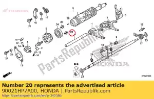 honda 90021HP7A00 boutwasser, 6x12 - Onderkant