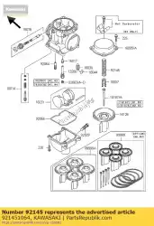 Qui puoi ordinare molla, valvola per vuoto er500-a1 da Kawasaki , con numero parte 921451064: