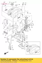 Aquí puede pedir amortiguador, ubicación 5 de Yamaha , con el número de pieza 2PN241850000: