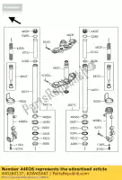 440260137, Kawasaki, spring-front fork er650d9f kawasaki er-6n 650 2009 2010 2011, New