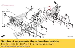 Aquí puede pedir junta, cambio de tapa de Honda , con el número de pieza 11372MGJD00: