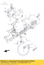 Here you can order the coil,ignition from Suzuki, with part number 3341014D01: