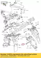 110572331, Kawasaki, 01 suporte kawasaki klx230 230 , Novo