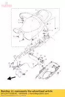 5YU247760000, Yamaha, lever, seat yamaha mt 1670 2005 2006 2007 2008 2009, New