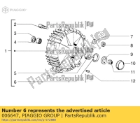 006647, Aprilia, anello di sicurezza, Nuovo