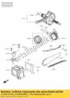 11061Y050, Kawasaki, gasket,cylinder sc125agf kawasaki j 125 2016, New