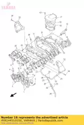 Ici, vous pouvez commander le luchtfilter auprès de Yamaha , avec le numéro de pièce 4YR144510100: