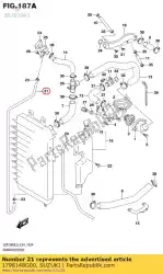 Here you can order the hose,rsvr tank from Suzuki, with part number 1798148G00: