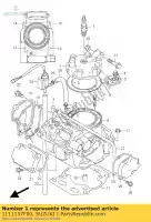 1111137F00, Suzuki, head,cylinder suzuki rm 250, New