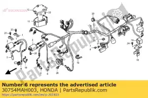 honda 30754MAH003 cap assy. 4, high tension - Bottom side