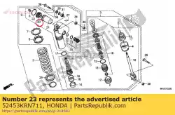 Aqui você pode pedir o comp. Tampa, câmara em Honda , com o número da peça 52453KRN711: