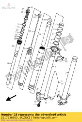 Qui puoi ordinare o ring da Suzuki , con numero parte 5117536E60: