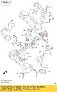 suzuki 5128029F00 guida, cavo - Il fondo