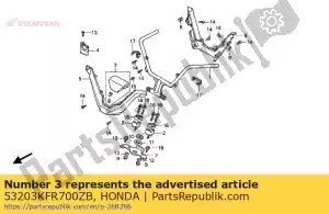 Honda 53203KFR700ZB cover com*nh158r* - Bottom side