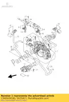 1340548G00, Suzuki, corps, accélérateur suzuki vzr 1800 2006 2007 2008, Nouveau