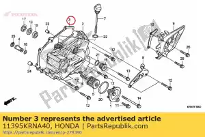 honda 11395KRNA40 junta, l. cubrir - Lado inferior