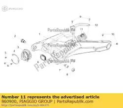 Qui puoi ordinare copertina da Piaggio Group , con numero parte 860900: