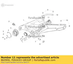 Piaggio Group 860900 couverture - La partie au fond