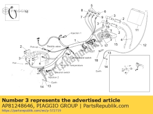 aprilia AP81248646 bobina - Lado inferior