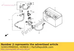 Aqui você pode pedir o cabo, comece o bastão em Honda , com o número da peça 32401MR8000:
