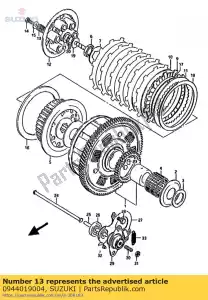 suzuki 0944019004 primavera - Lado inferior