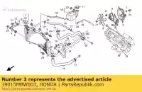 19015MBW003, Honda, sudário comp. honda cbr  f rossi fr rr sport fs rra cbr600f cbr600fr cbr600fs 600 , Novo