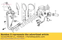 geen beschrijving beschikbaar op dit moment van Honda, met onderdeel nummer 32161MCHF11, bestel je hier online: