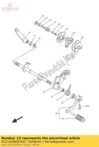 yamaha 932100800300 junta tórica - Lado inferior