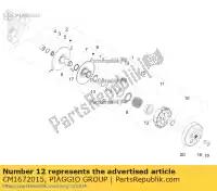 CM1672015, Piaggio Group, Kompletny zespó? sprz?g?a od?rodkowego piaggio vespa fly gts super liberty lt lx lxv primavera rp8m45410 rp8m79100 s sprint vespa vespa gts super zapm68300, zapm68303 zapm798g zapm80100, zapm80101, zapma7100 zapm80101 zapm808g, zapm80200, zapm8020, zapma7200, zapma78g zapm81200, zapm81201, zap, Nowy