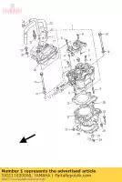 5JG111020000, Yamaha, conjunto de cabeça de cilindro yamaha yz yzf 426, Novo