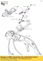 110551147, Kawasaki, soporte, amortiguador de dirección zx600r kawasaki  zx 600 2009 2010 2011 2012 2017 2018, Nuevo