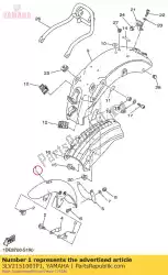 Qui puoi ordinare parafango anteriore comp. Da Yamaha , con numero parte 3LV2151001P1: