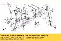 45157MCC000, Honda, resta, l. fr. tubo del freno honda cb 1100 2000 2001, Nuovo