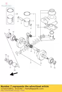 Suzuki 1216102B52 rod,connecting - Bottom side