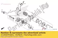 31205HP5601, Honda, ?ruba, ustawienie honda  cb cbf cbr crf fjs nc nss sh trx 250 300 400 420 500 520 600 650 700 800 2007 2008 2009 2010 2011 2012 2013 2014 2015 2017 2018 2019 2020 2021, Nowy