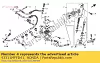 43311MFFD41, Honda, w?? komp. b, rr. hamulec honda xl 700 2008 2009 2010 2011, Nowy