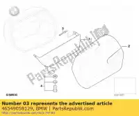 46549058129, BMW, rivetto - 4x10 bmw   1150 1999 2000 2001 2002 2003 2004 2005 2006, Nuovo