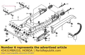 Honda 43431MBAJ10 bras, rr brk stpr - La partie au fond