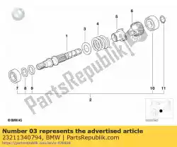 Here you can order the washer - 28x44x3         from BMW, with part number 23211340794: