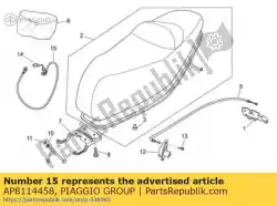 Here you can order the helmet lock cable from Piaggio Group, with part number AP8114458: