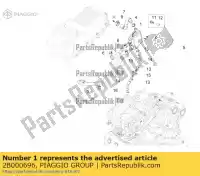 2B000696, Piaggio Group, Opgeblazen tank aprilia caponord zd4vk000, zd4vka, zd4vk001, zd4vka01 zd4vkb000, zd4vkb001, zd4vkb003, zd4vkb00x, zd4vkb009 zd4vku00 1200 2013 2014 2015 2016 2017, Nieuw