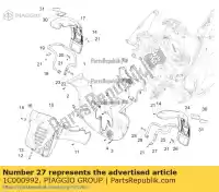 1C000992, Piaggio Group, front bracket piaggio mp mp3 350 maxi sport zapm860x, zapta10w zapm86100, zapm86101 zapm86200, zapm86202 zapta10x zapta1100, zapta19l zapta1200 zapta1200, zapta1201 zapta1202 zapta1202, zapta1204 zapta130 zapta2100 zaptd1102,  zaptd120 zaptd2100 300 350 400 500 2014 20, New