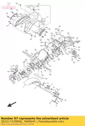 Qui puoi ordinare ammortizzatore da Yamaha , con numero parte 2S3217470000: