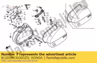 81205MCSG00ZD, Honda, copertina comp., r. bisaccia honda st pan european  a st1300a 1300 , Nuovo