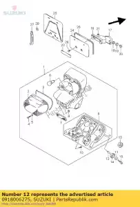 Suzuki 0918006275 podk?adka 5,5x8x14,5 - Dół