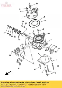 yamaha 932110772000 o-ring(1lx) - Bottom side