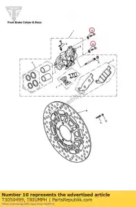 triumph T3050499 kit bolt & washer - Bottom side