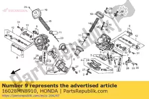 Honda 16028MN8910 jeu de vis - La partie au fond